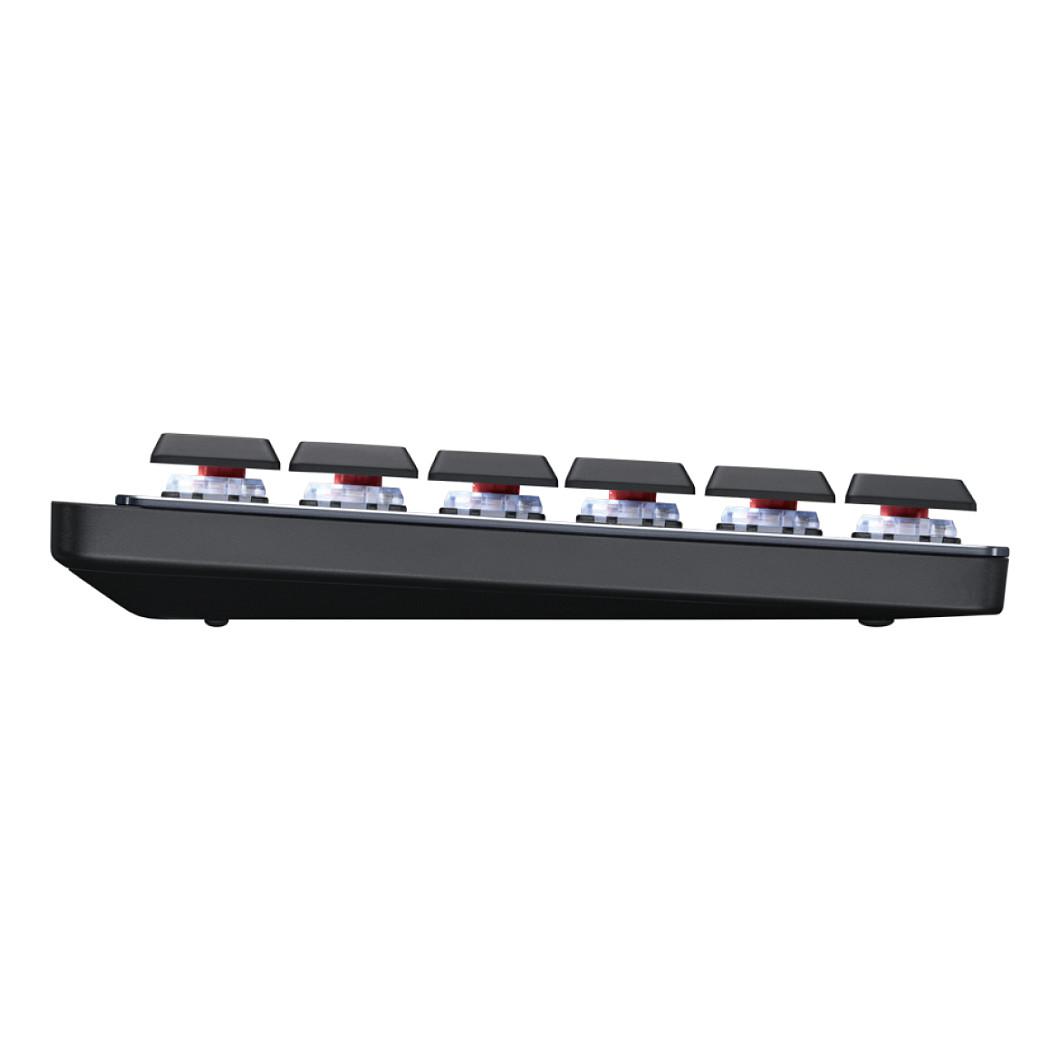 Tastierë pa kabllo Logitech MX Mechanical / QWERTY Nordic / Full-Size / Mekanike / Logitech Linear / Bluetooth + Logi Bolt / Ndriçim LED – Gri - 4