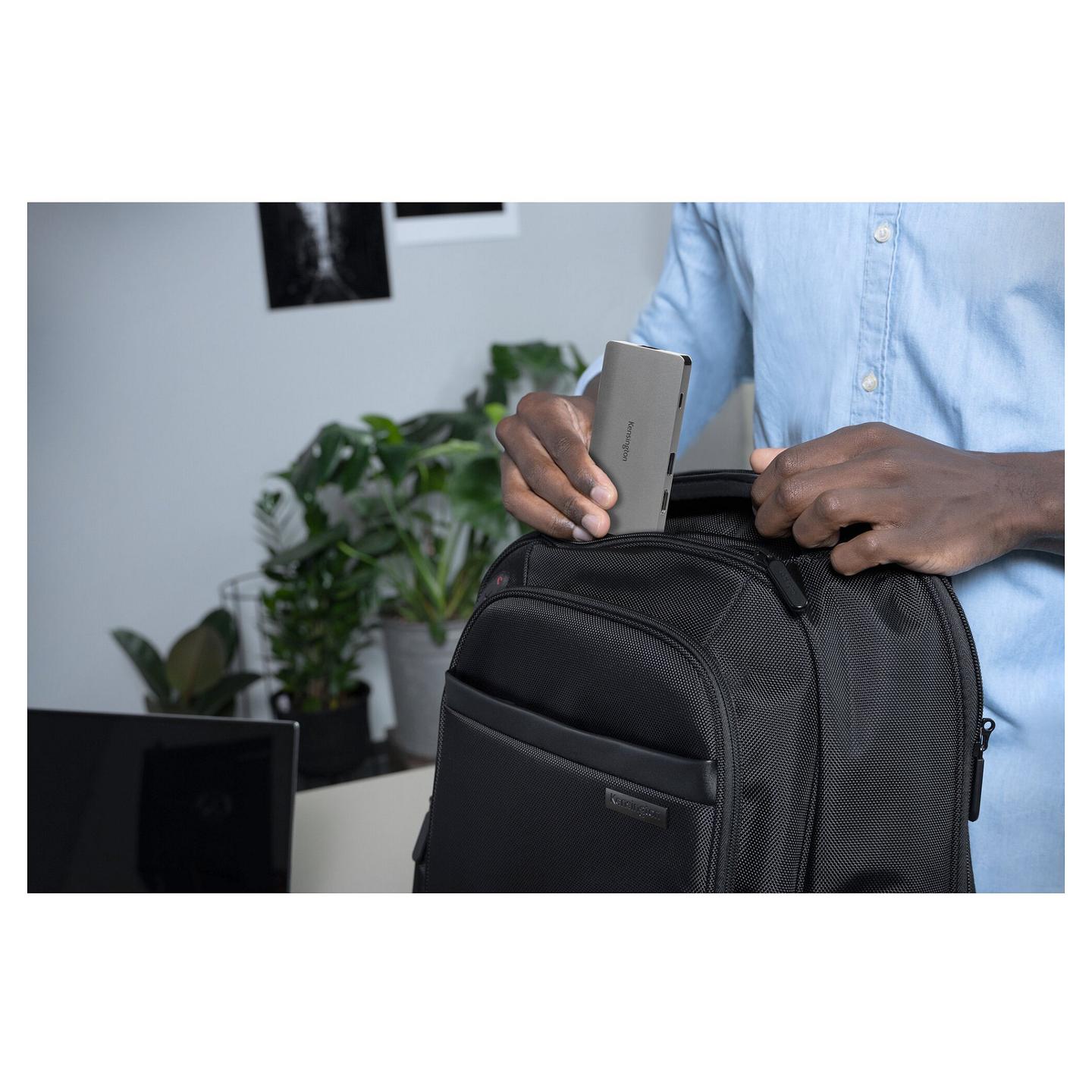Docking Station Kensington UH1400P / USB-C / 8-in-1 / HDMI / LAN - Argjend - 9
