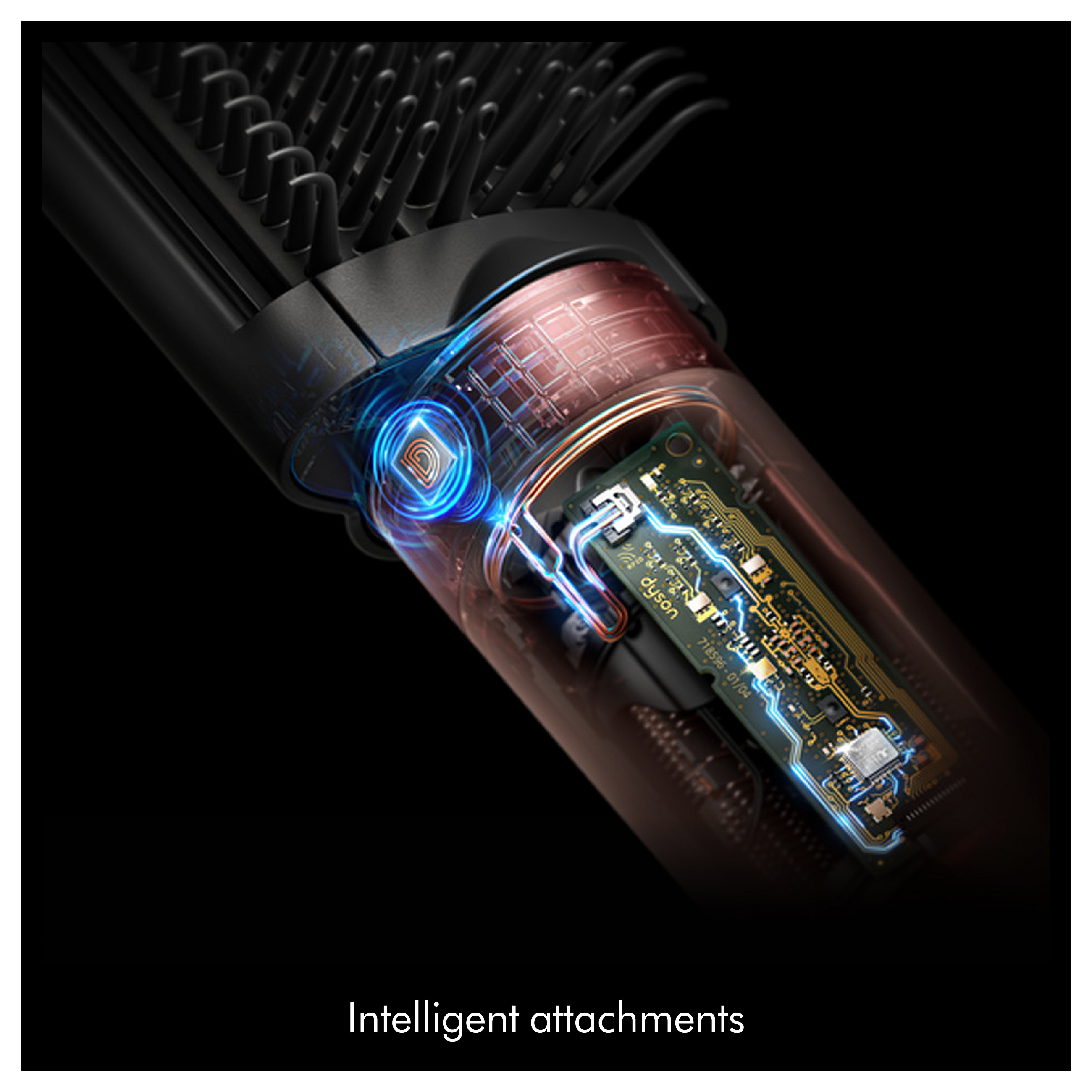Stiluese për flokë Dyson Airwrap Co-anda2x Straight + Wavy / 6-in-1 / Hyperdymium 2 / Bluetooth / MyDyson – Vjollcë/Zezë - 12