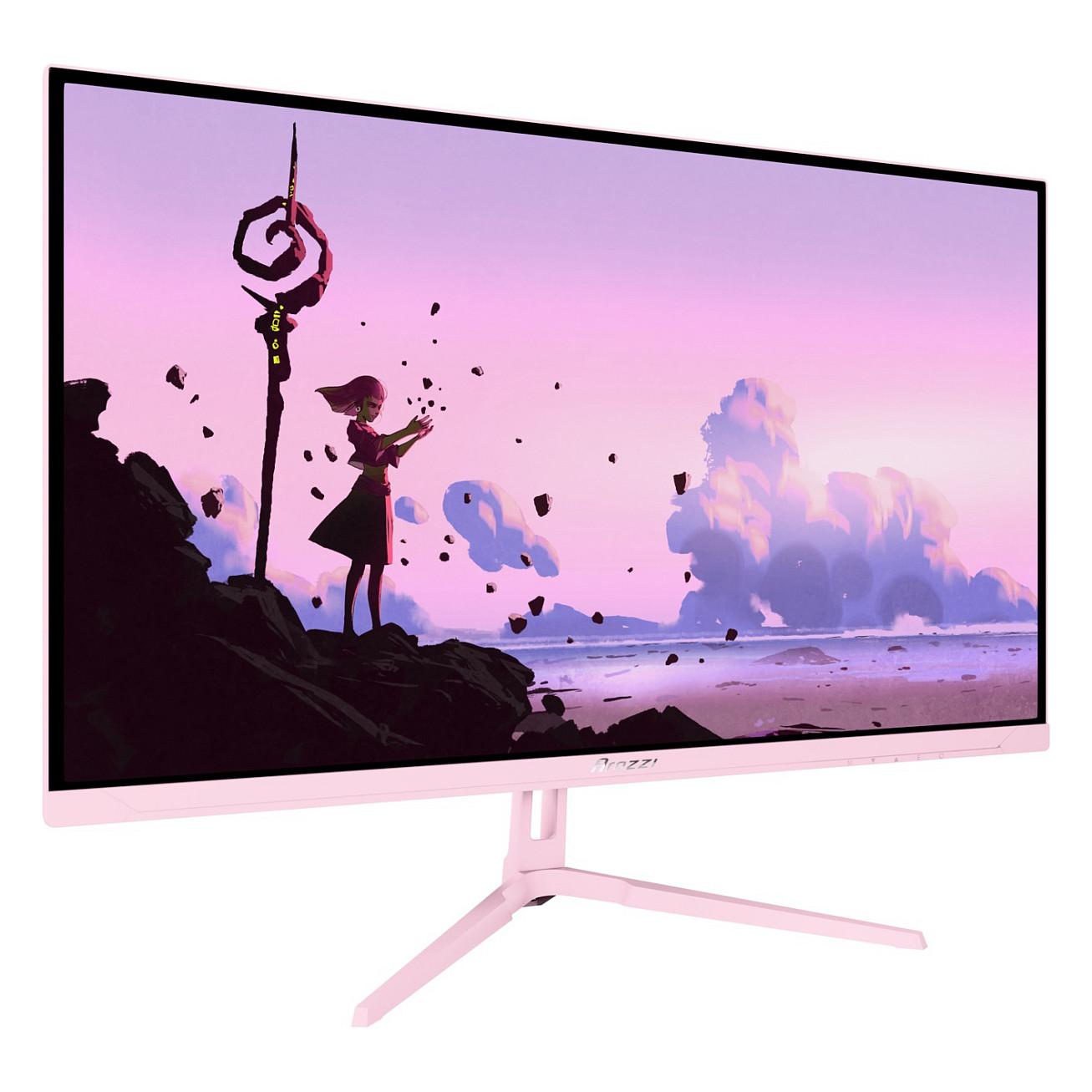 Monitor Gaming Arozzi Nova 27" / 27" / QHD LED / 165Hz / 1ms / HDMI+DP - Rozë - 2