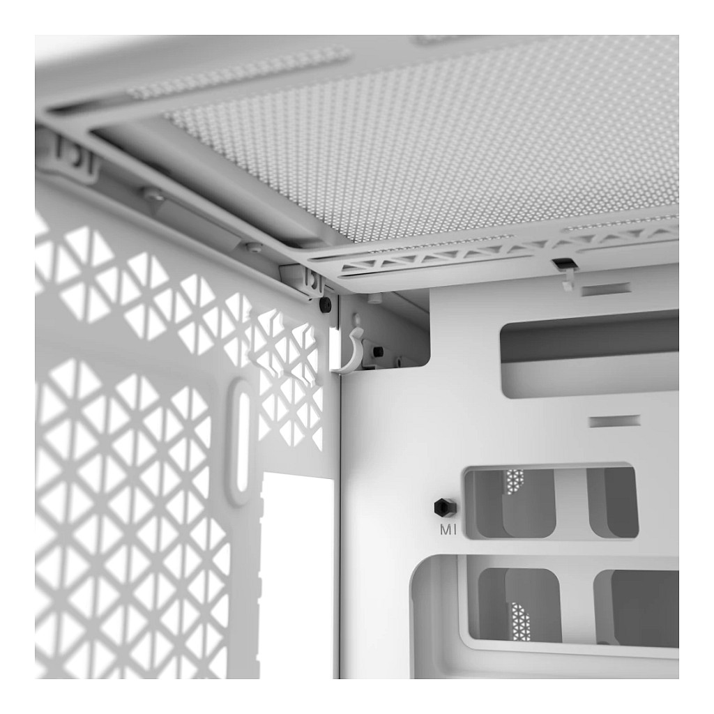 Kasë PC Corsair 2500D AIRFLOW / Midi Tower / Micro-ATX + Mini-ITX / 2x 120mm + 1x 120mm Fan Support / Tempered Glass - Bardhë - 13