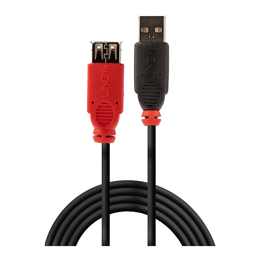 Kabllo USB Lindy 42817, USB-A mashkull në USB-A femër, USB 2.0, zgjatues aktiv, 5 m - Zezë - 2