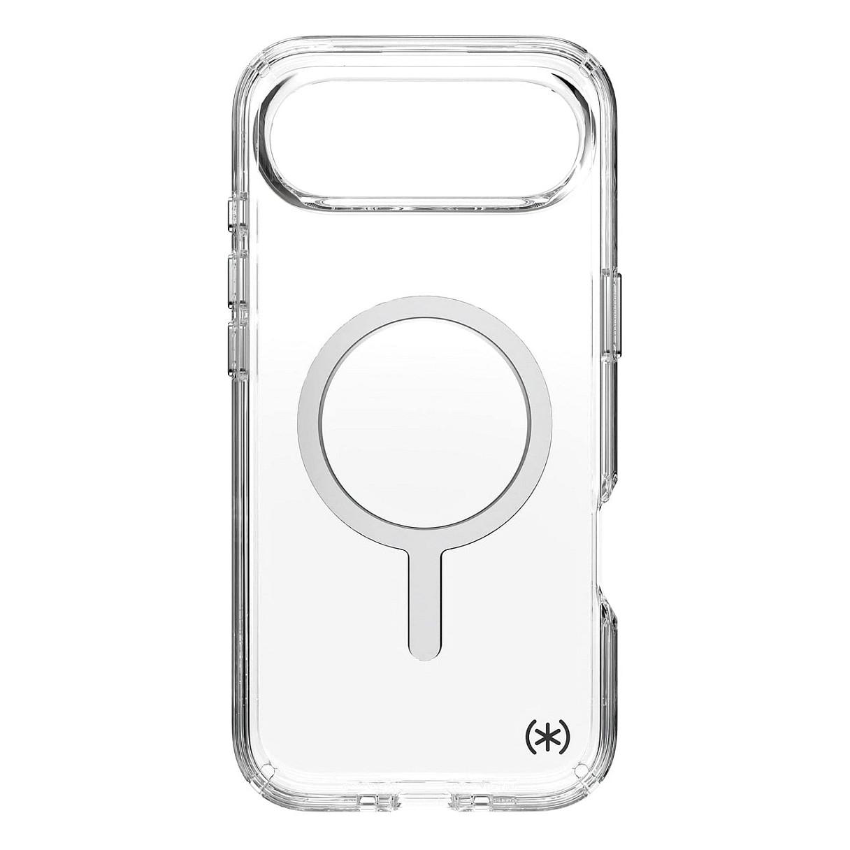 Case për Telefon Speck Presidio Perfect Clear MagSafe, iPhone Air, MagSafe, Mbrojtje deri 4m - Transparent/Argjendtë - 7