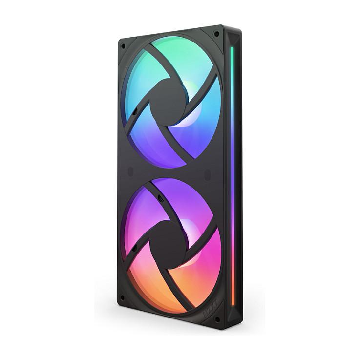 Ftohës për Kasë NZXT F240 RGB Core, 240mm, PWM, 2400 RPM, 75.12 CFM, RGB - Zezë - 2
