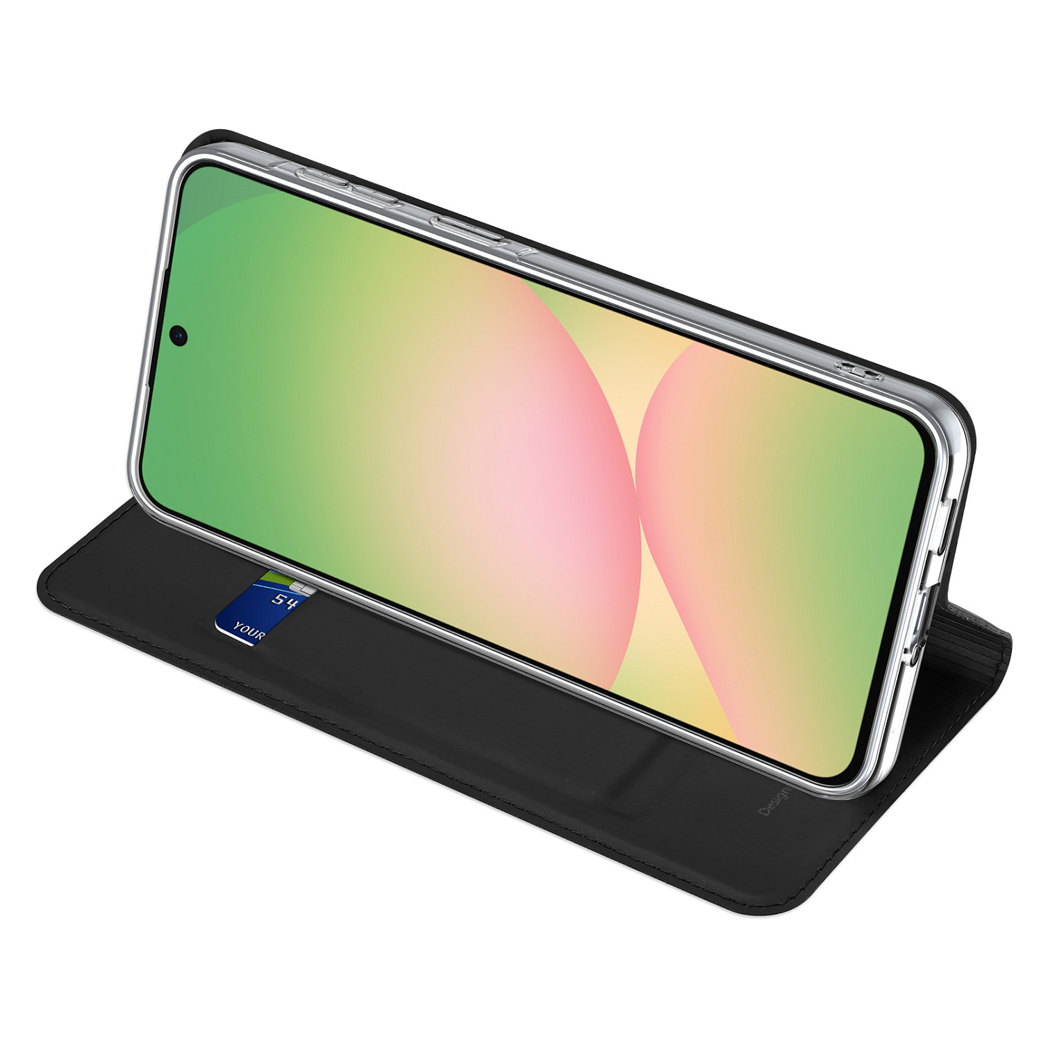 Aksesorë për telefon VARIO 2605 / Case / Flip / TPU & PU / Samsung Galaxy A57 5G - Zezë - 3