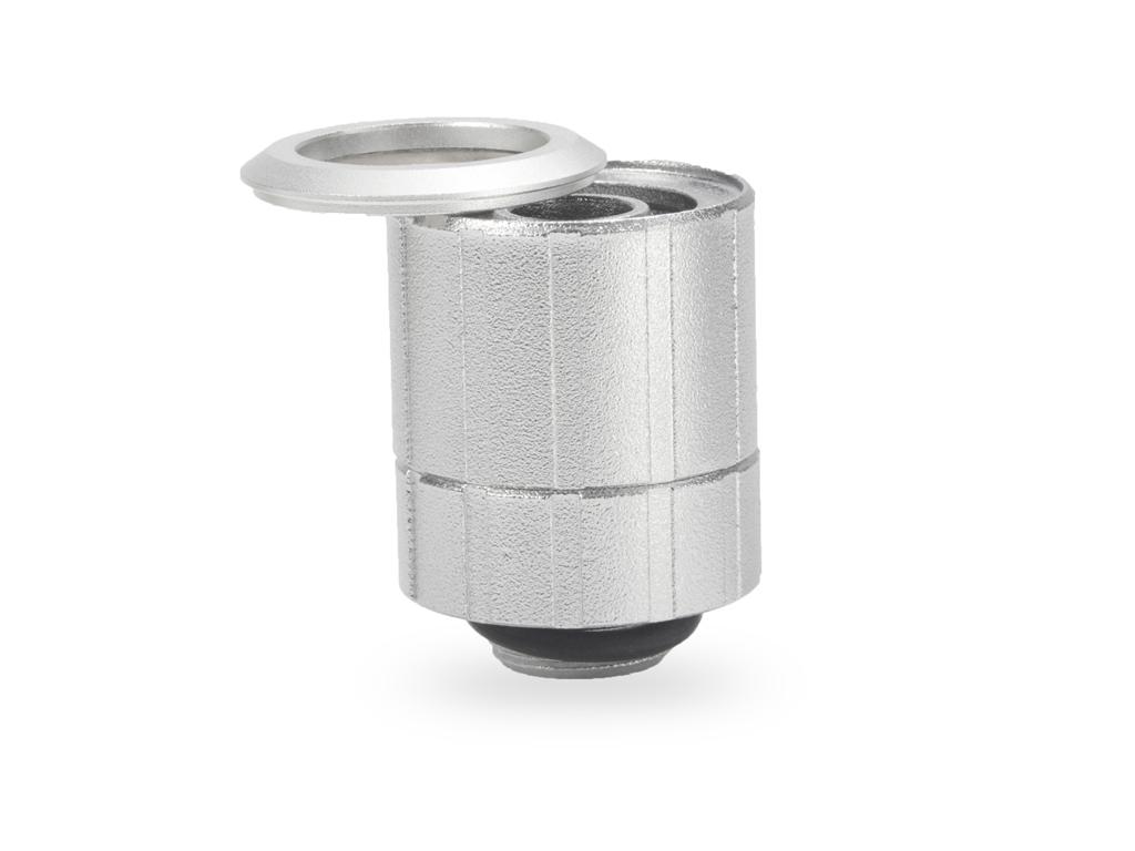 Lidhës Rrotullues për Ftohje Bitspower Artemis, G1/4" Mashkull për Tub 16/10mm - Argjend - 2