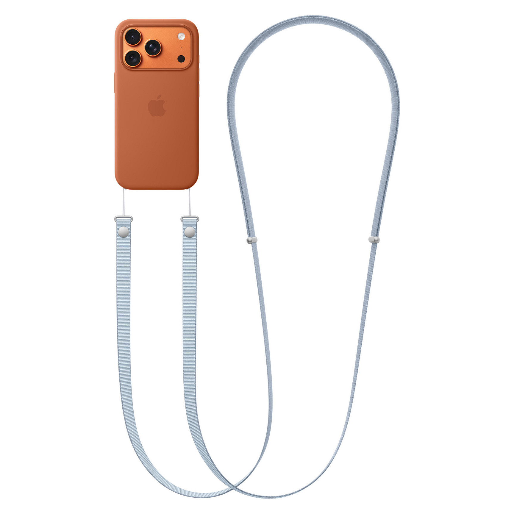 Apple Crossbody Strap – Light Blue - 2