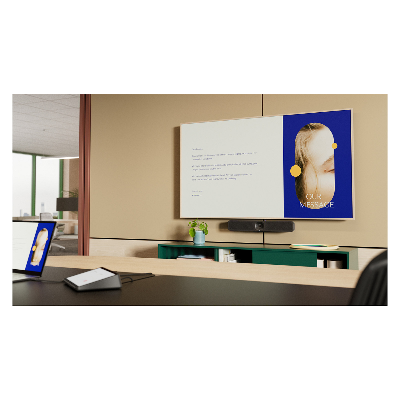 Sistem për Konferencë Logitech MeetUp 2 / 4K / AI Camera / USB-C - Hiri - 4