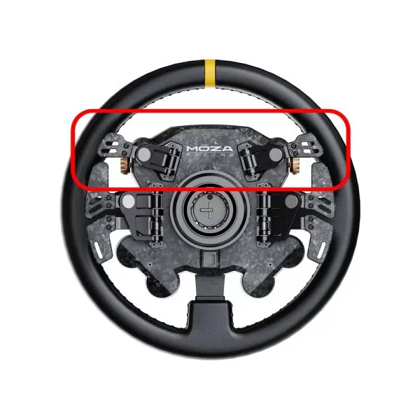 Aksesor për Timon Moza Racing Paddles Add-on Kit (RS094) - Zezë - 2