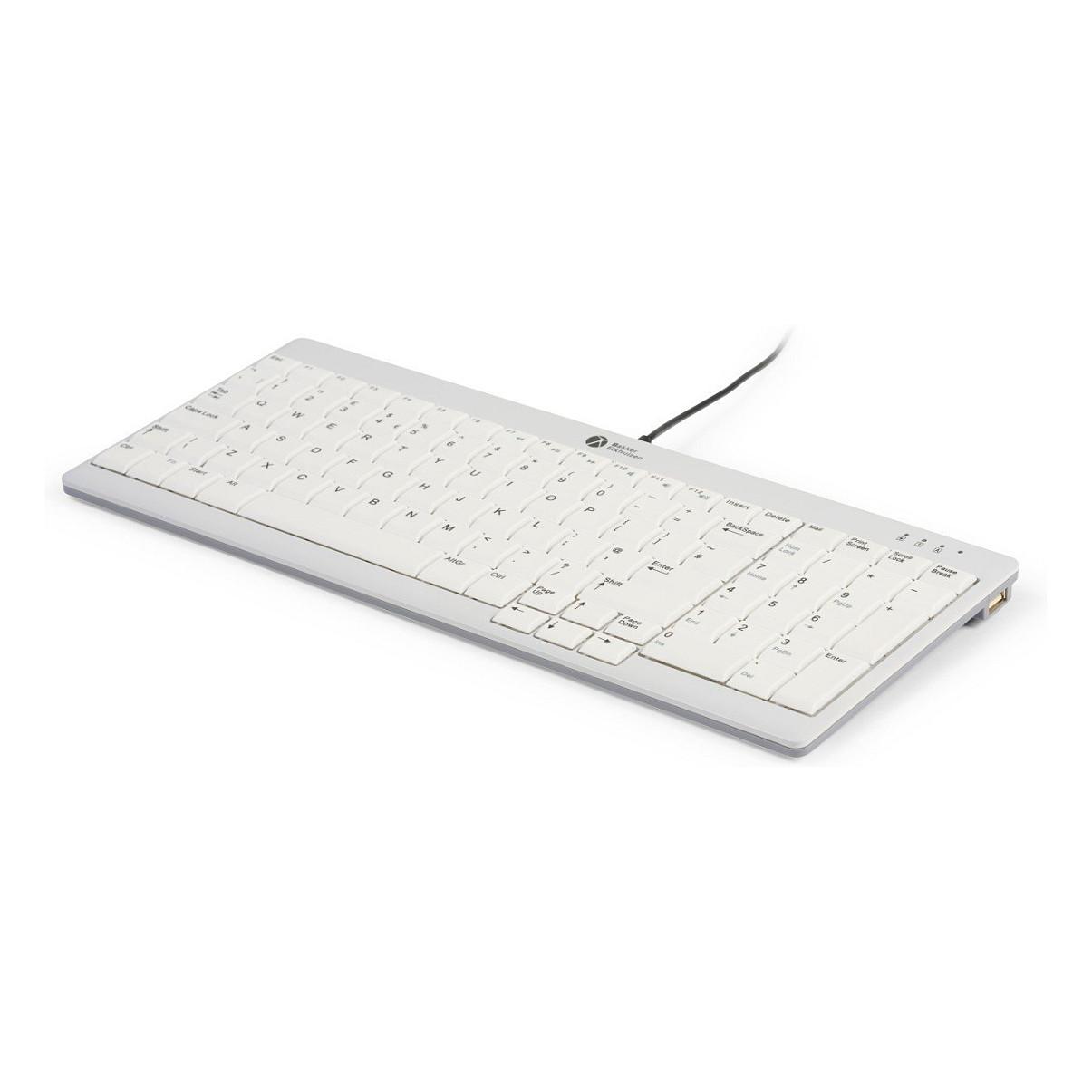 Tastierë me kabllo BakkerElkhuizen UltraBoard 960 V2 Compact Standard / US QWERTY / Scissor / 100% / USB - Gri - 3