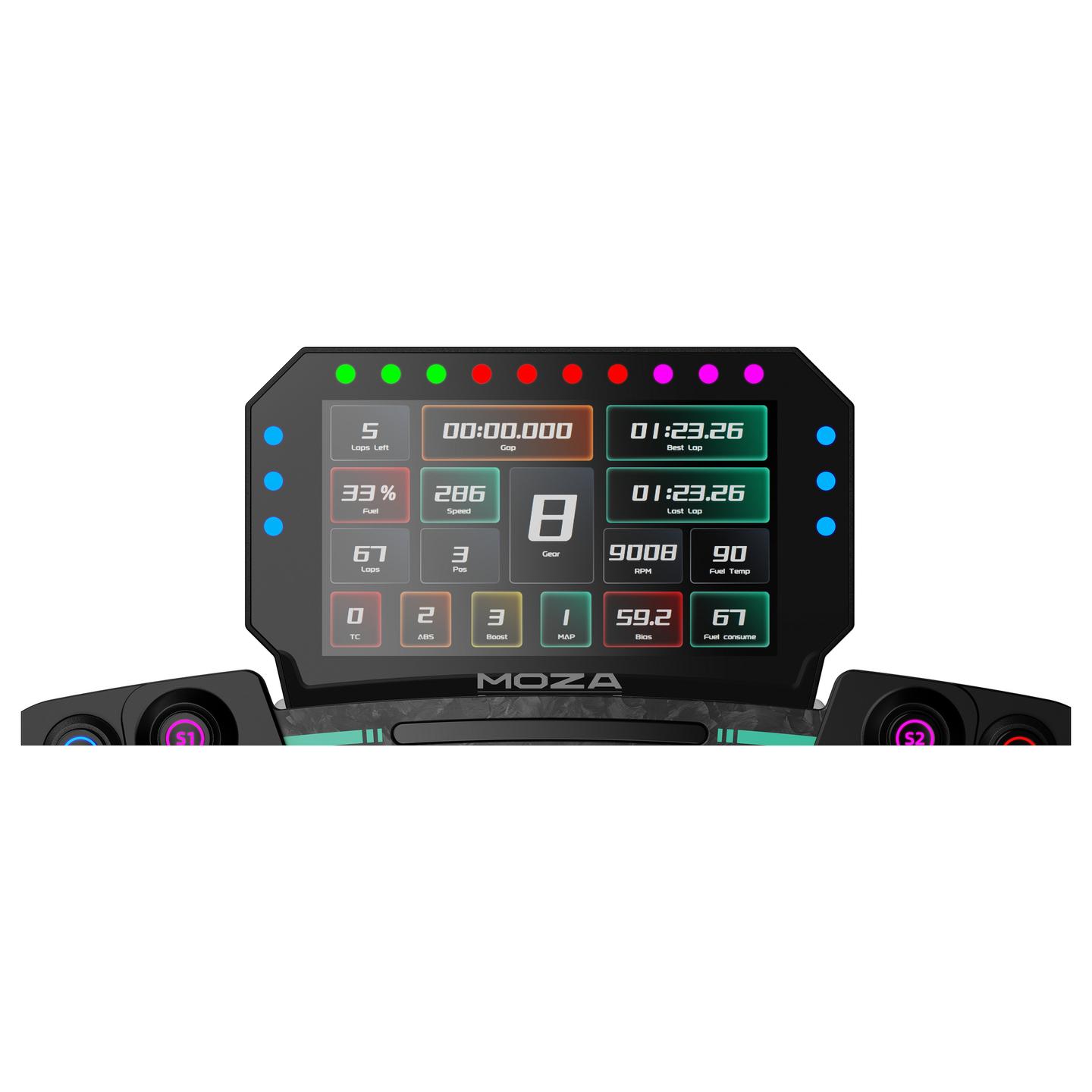Panel Kontrolli MOZA Racing CM2 Racing Dash / 5" / 1280×720 / 60Hz / RGB / USB / RS072 – Zezë - 5