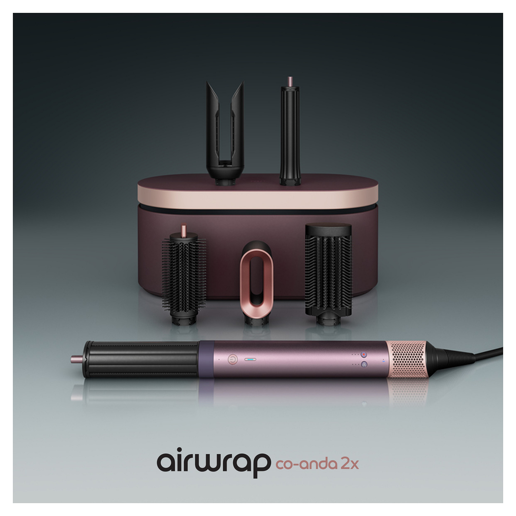 Stiluese për flokë Dyson Airwrap Co-anda2x Straight + Wavy / 6-in-1 / Hyperdymium 2 / Bluetooth / MyDyson – Vjollcë/Zezë - 11