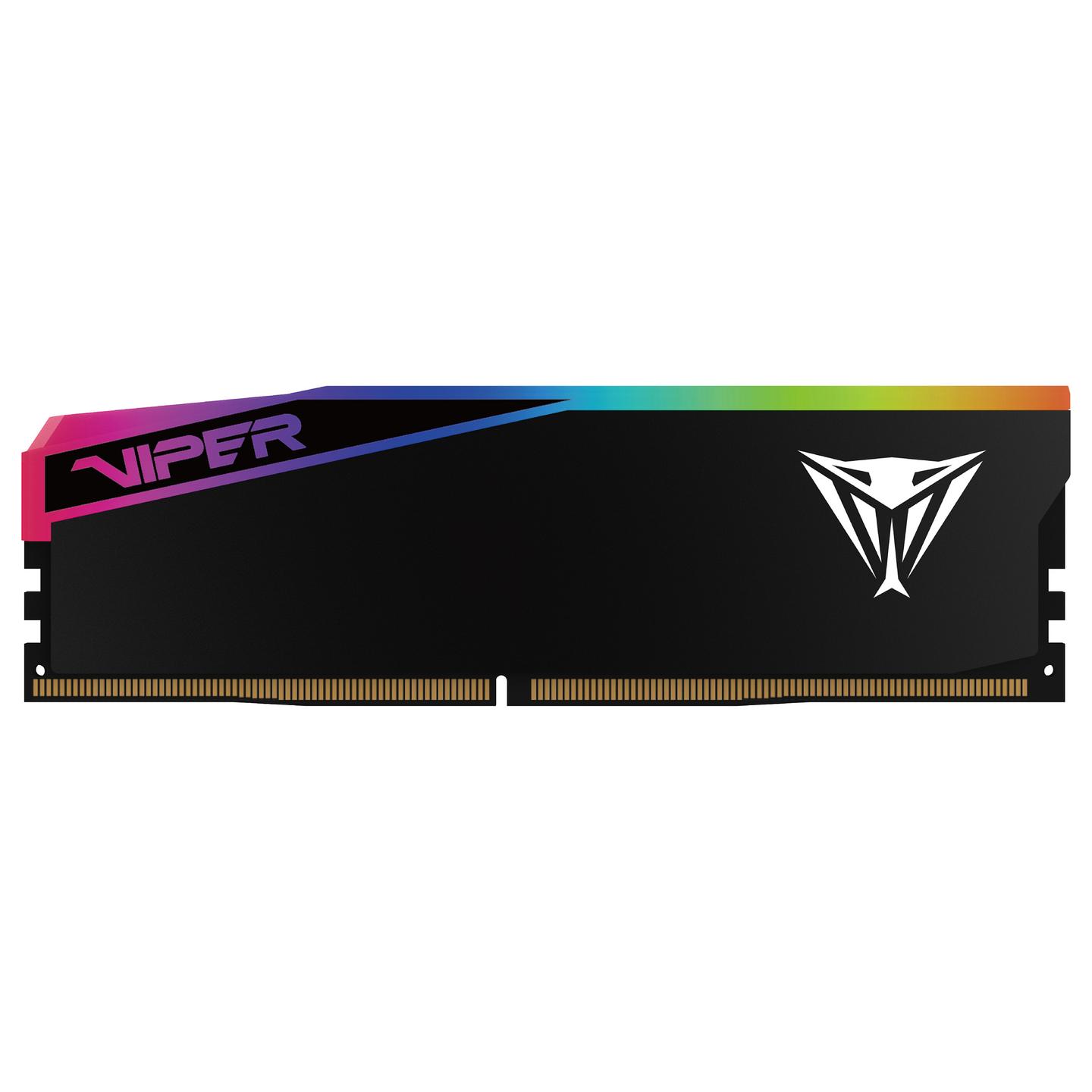 RAM Memorie DDR5 Patriot Viper Elite 5 Ultra RGB VEUR532G6028K / 32GB (2x16GB) / UDIMM / 6000MHz / CL28 / 288-pin - Zezë - 6