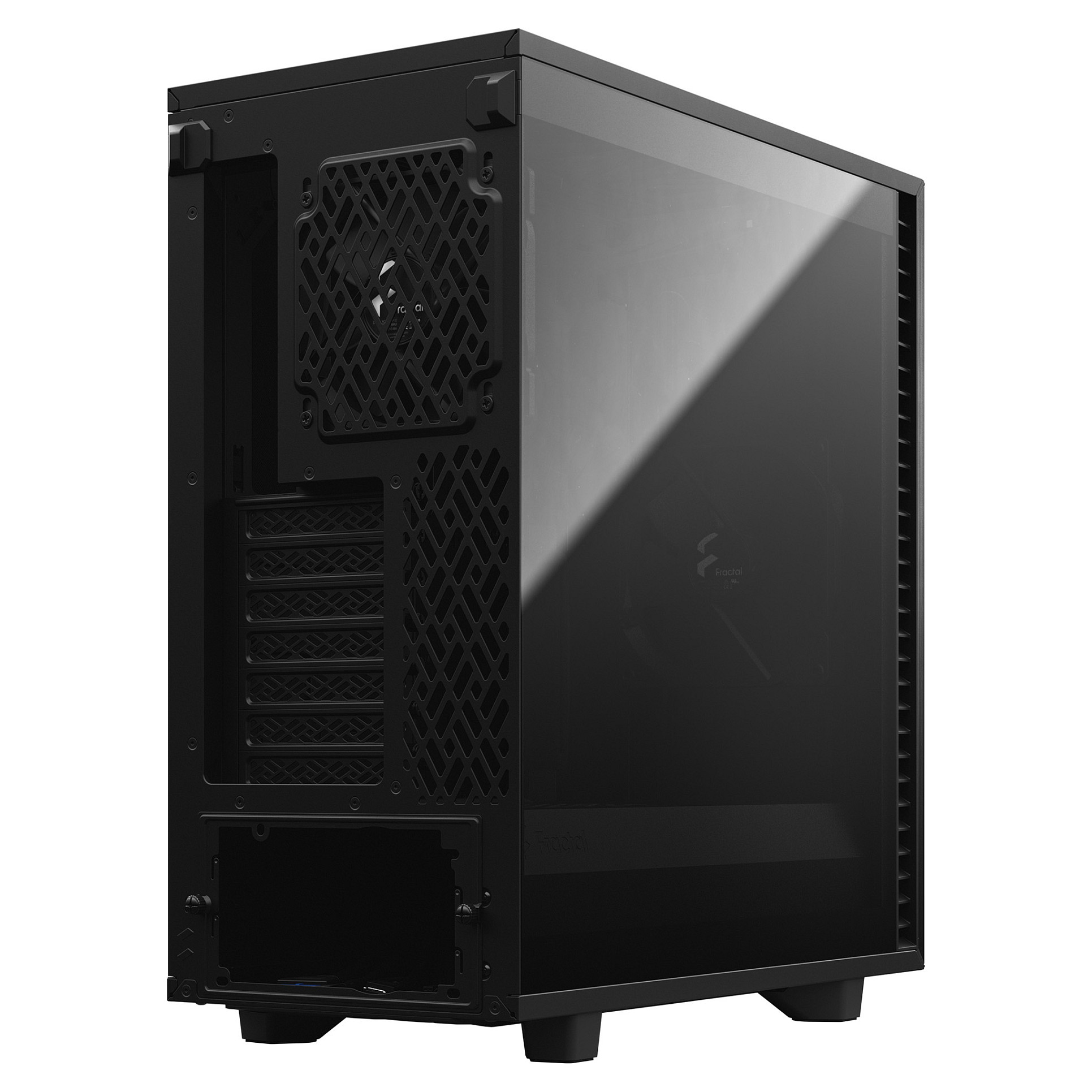Kasë PC Fractal Design Define 7 Compact / Midi Tower / ATX / 2x 140mm + 120mm Fan - Zezë - 22