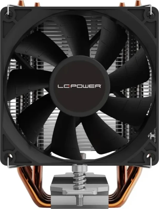 Ftohës për Procesor LC-Power Cosmo Cool LC-CC-95-V2 / 165W TDP / 4×6mm Heatpipe / 92mm PWM Fan / LGA1700 / AM5 – Zezë - 2