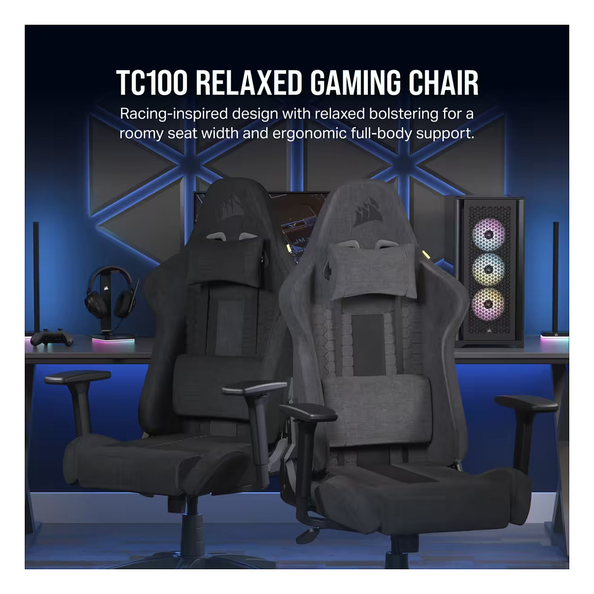 Karrige Gaming Corsair TC100 Relaxed - Zezë - 11