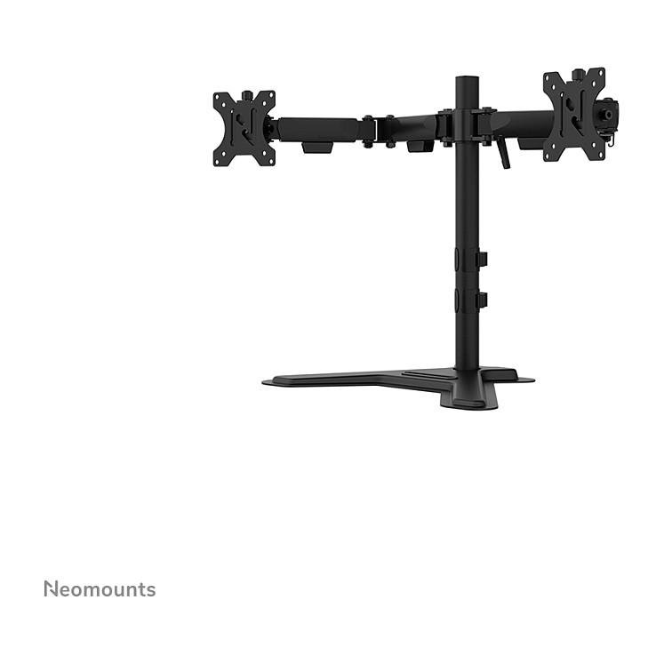 Mbajtëse për Monitor Neomounts, 2 Monitorë, 10"-32", 6kg - Zezë - 2