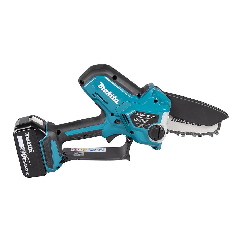 Sharrë për Krasitje me Bateri Makita DUC101Z, 18V, Brushless, Shpatë 100mm, 8m/s - Zezë/Blu - 2