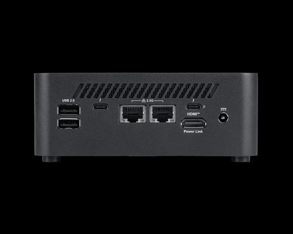 Mini Kompjuter MSI Cubi NUC AI+ 2MG-037AT, Ultra 9 288V, 32GB LPDDR5X, 1TB, Intel Arc 140V - Zezë - 7