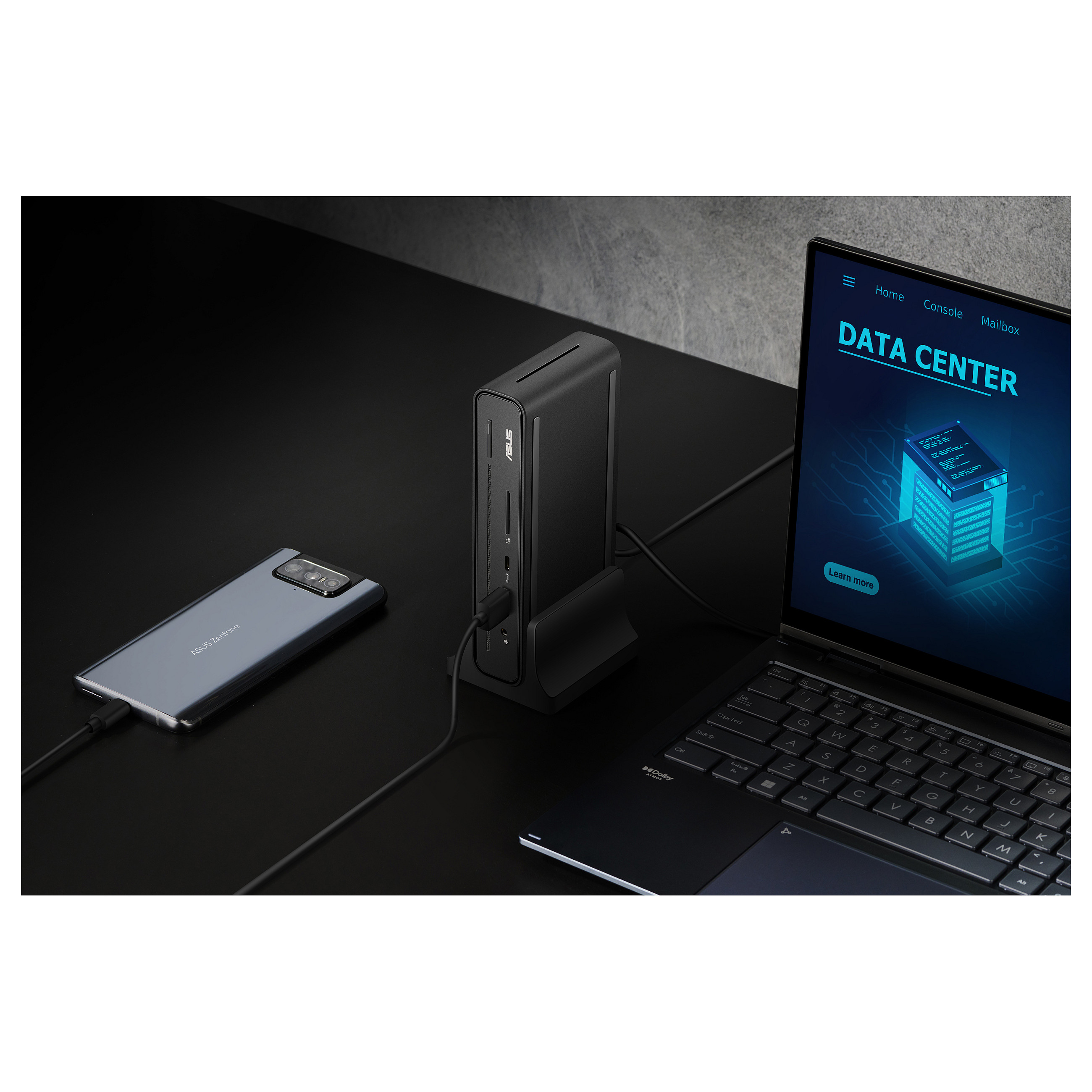 Docking Station ASUS Triple Display USB-C Dock Duo DC301 / 12-Port / 3x Display / 4K 60Hz / 90W PD / Gigabit Ethernet - Zezë - 11