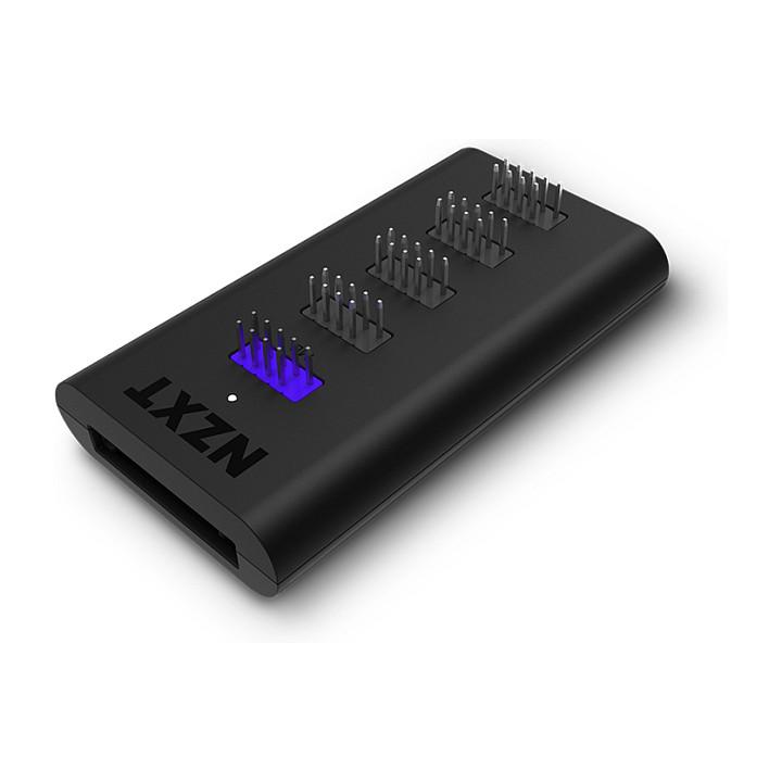 Hub USB i Brendshëm NZXT AC-IUSBH-M3, 4x USB 2.0, SATA, Montim Magnetik - Zezë - 2