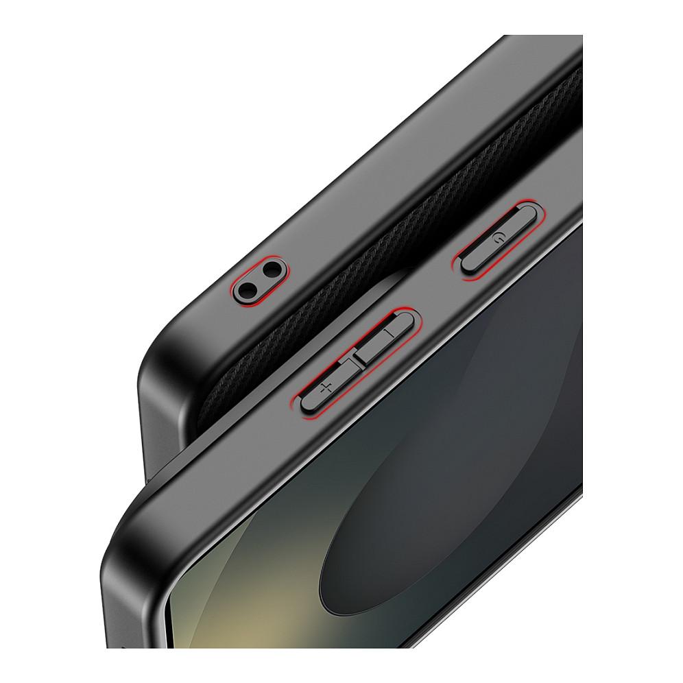 Case për Telefon nevox StyleShell NYLO / Polikarbonat + TPU + Najlon / Samsung Galaxy S26 Ultra - Zezë - 2