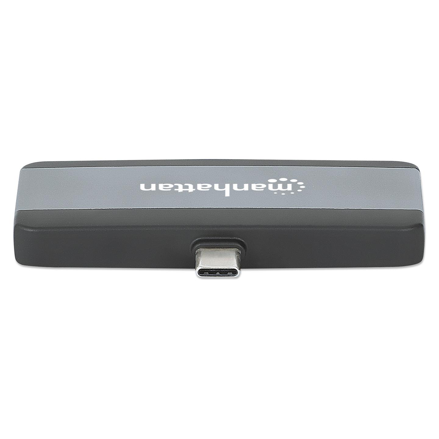 Docking Station Manhattan 190404 / 1x USB-A / 1x USB-C / HDMI / 3.5mm Audio / 100W PD – Hiri - 2