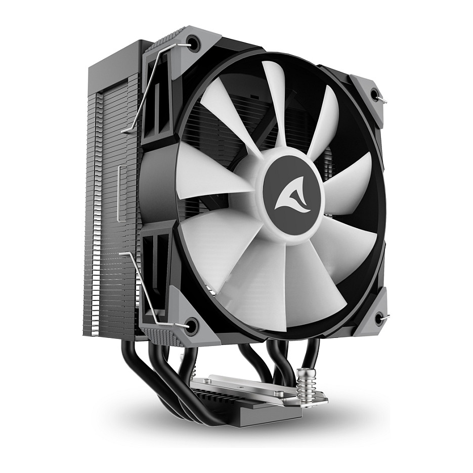 Ftohës për procesor Sharkoon A40 RGB / 120mm / RGB - Zezë - 2
