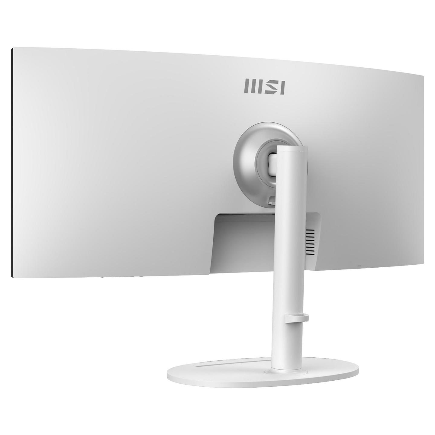 Monitor MSI Modern MD342CQPW, 34", UWQHD VA Curved, 120Hz, 1ms, 2xHDMI+DP+USB-C - Bardhë - 8