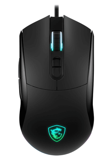Maus Gaming MSI FORGE GM320, me kabllo, Sensor Optik, Ndriçim RGB, Dizajn Ergonomik – Zezë - 6