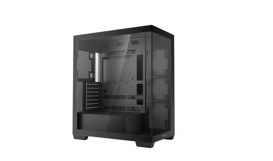 Kasë DeepCool CG580 / Mid-Tower / ATX-M-ATX-ITX / Panoramic / Xham i Temperuar - Zezë - 2
