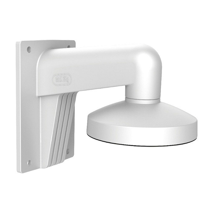 Mbajtëse për Kamera Hikvision DS-1273ZJ-140 / Wall Mount / Ø140mm / Outdoor / Alumin - Bardhë
