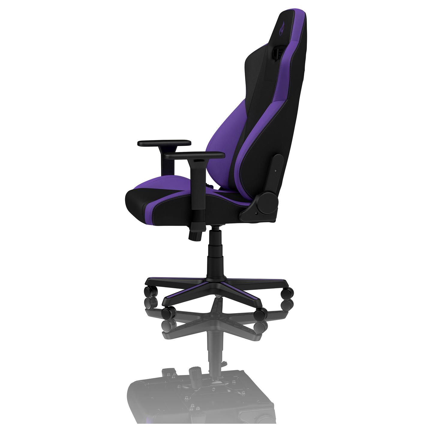 Karrige Gaming Nitro Concepts S300 / Mbështetëse krahu 3D / Mbështetëse koke / Mbështetje për mes / 135 kg – Vjollcë/Zezë - 6