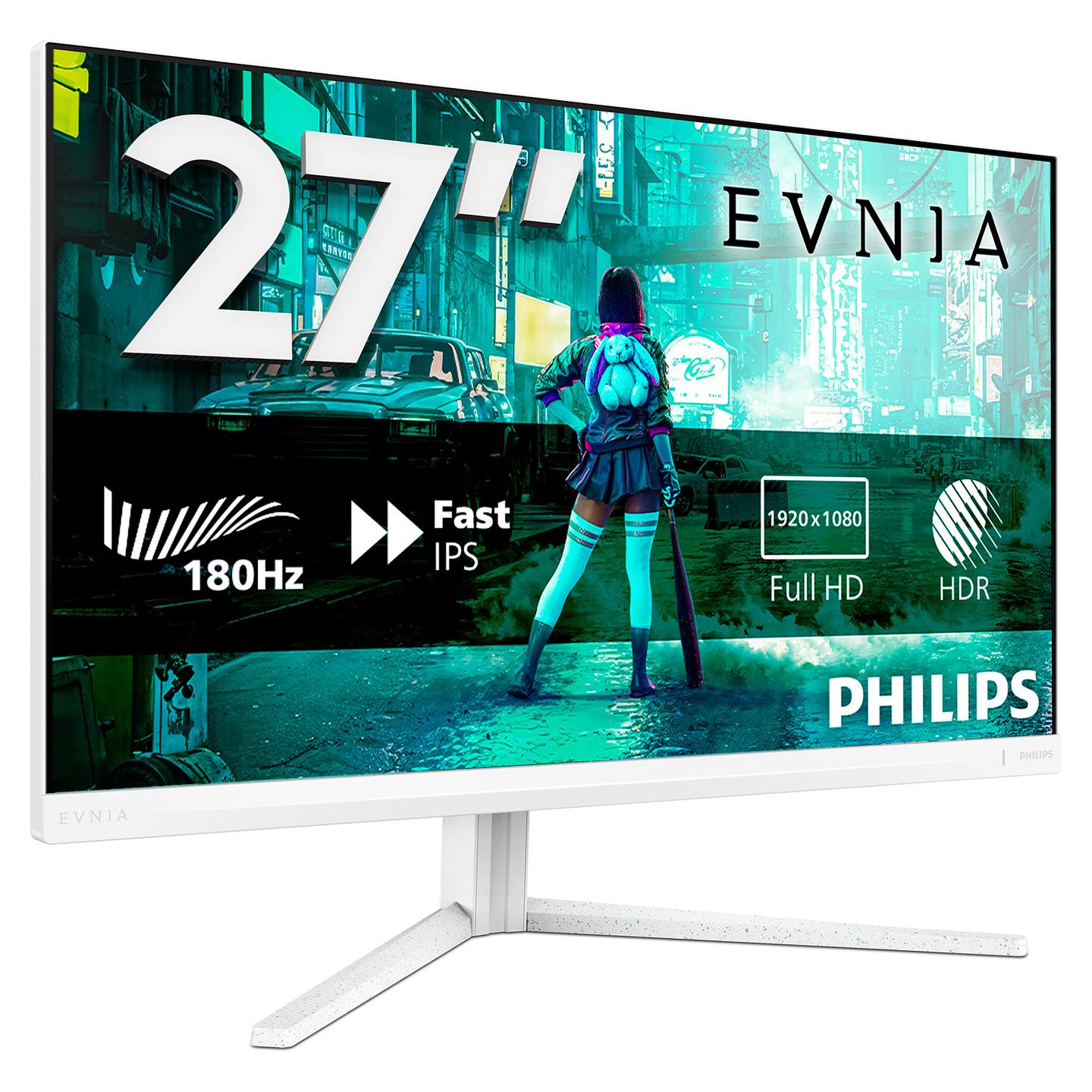 Monitor Gaming Philips Evnia 27M2N3201A/00 / 27" / Full HD Fast IPS / 180 Hz / 1 ms / 2x HDMI + DisplayPort / HDR10 – Bardhë - 12
