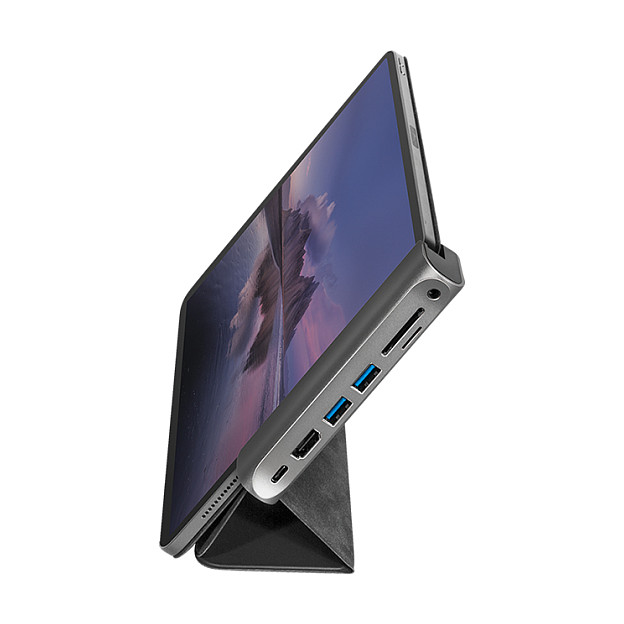 Docking Station LogiLink UA0385 / USB-C / HDMI 4K 60Hz / 2x USB 3.0 / SD & Micro SD / 3.5mm Audio / USB-C PD 60W – Hiri - 7