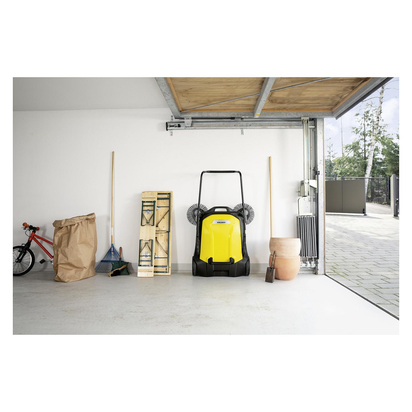 Fshesë Profesionale për pastrim të sipërfaqeve Kärcher S 6 Twin / 3000 m²/h / 86 cm / Manuale – Zezë/Verdhë - 11