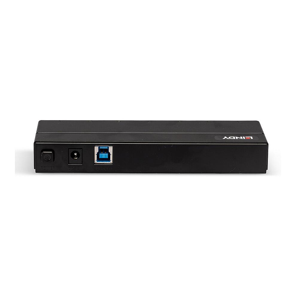 Splitter USB Lindy 43228 / USB 3.2 Gen 1 / 7x USB-A / 5 Gbit/s / BC 1.2 / 36W - Zezë - 4