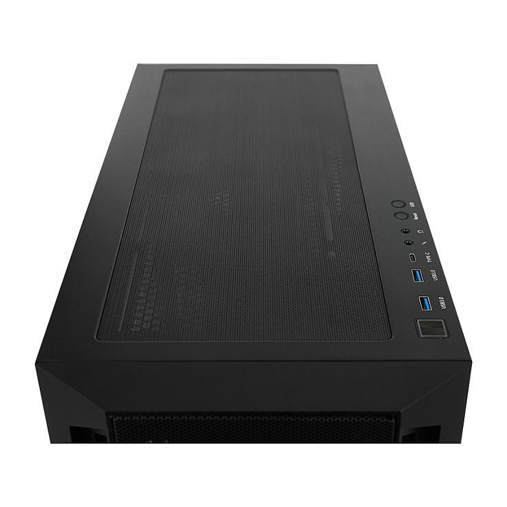 Kasë Chieftec APEX LUMO Mesh GA-01B-L-OP, Midi-Tower, E-ATX, 4x140mm ARGB, Xham i Temperuar, USB Type-C - Zezë - 5