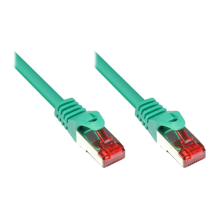 Kabllo për Rrjet Alcasa 8060-010G / RJ45 - RJ45 / Cat.6 / S/FTP / AWG 27/7 / 250 MHz / 1 m - Gjelbër