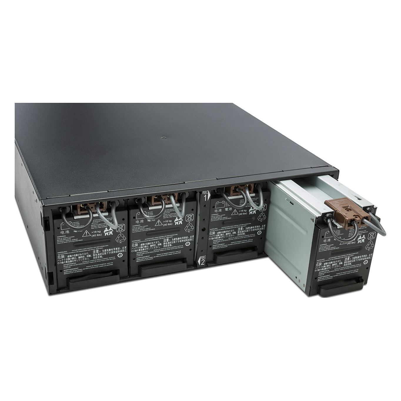 Bateri Zëvendësuese UPS APC Smart-UPS SRT192BP, 192 V, për UPS 5/6 kVA, Rack 3U – Zezë - 3