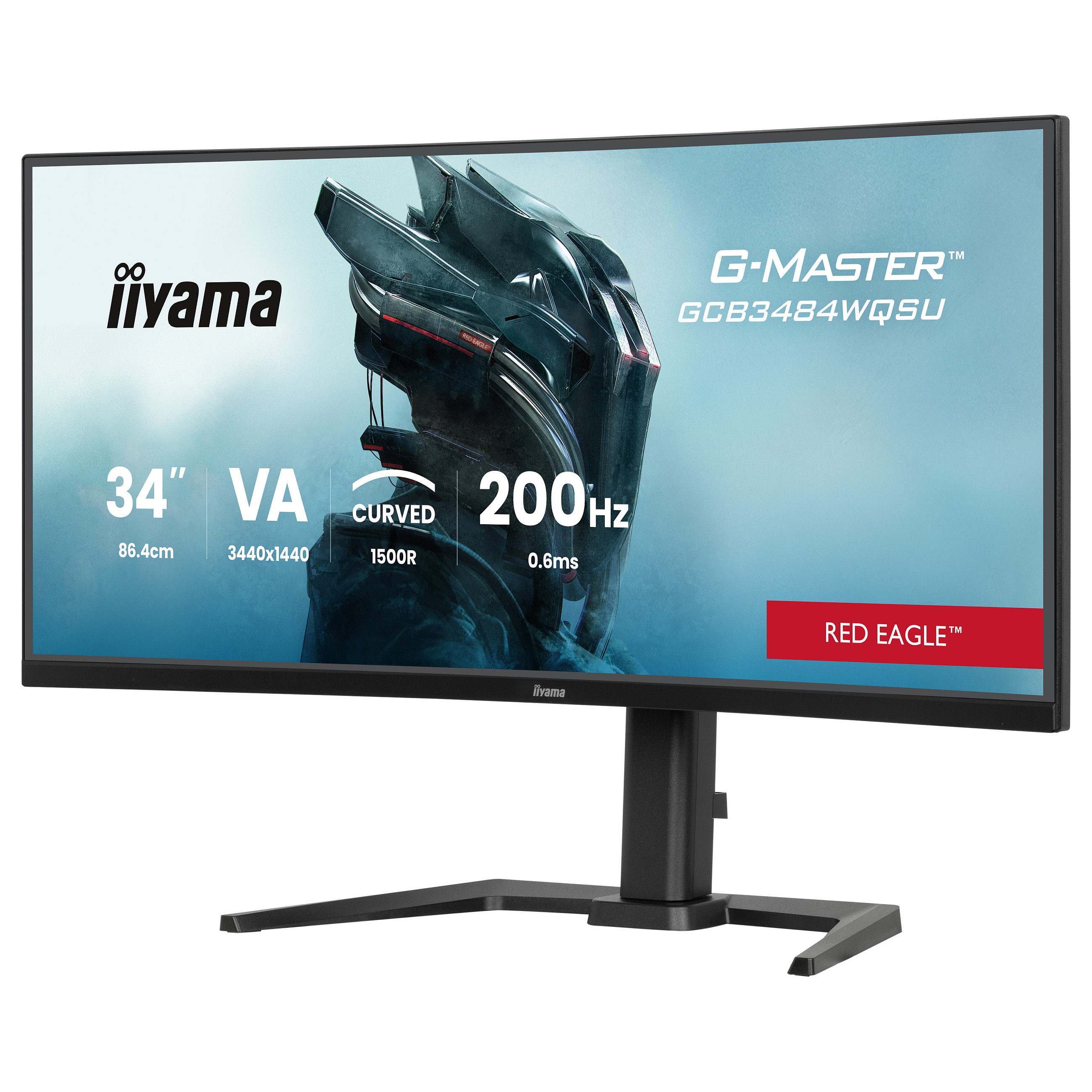 Monitor Gaming iiyama G-MASTER GCB3484WQSU-B2 / 34" / UWQHD VA Curved / 180Hz / 0.4ms / HDMI+DP - Zezë - 3