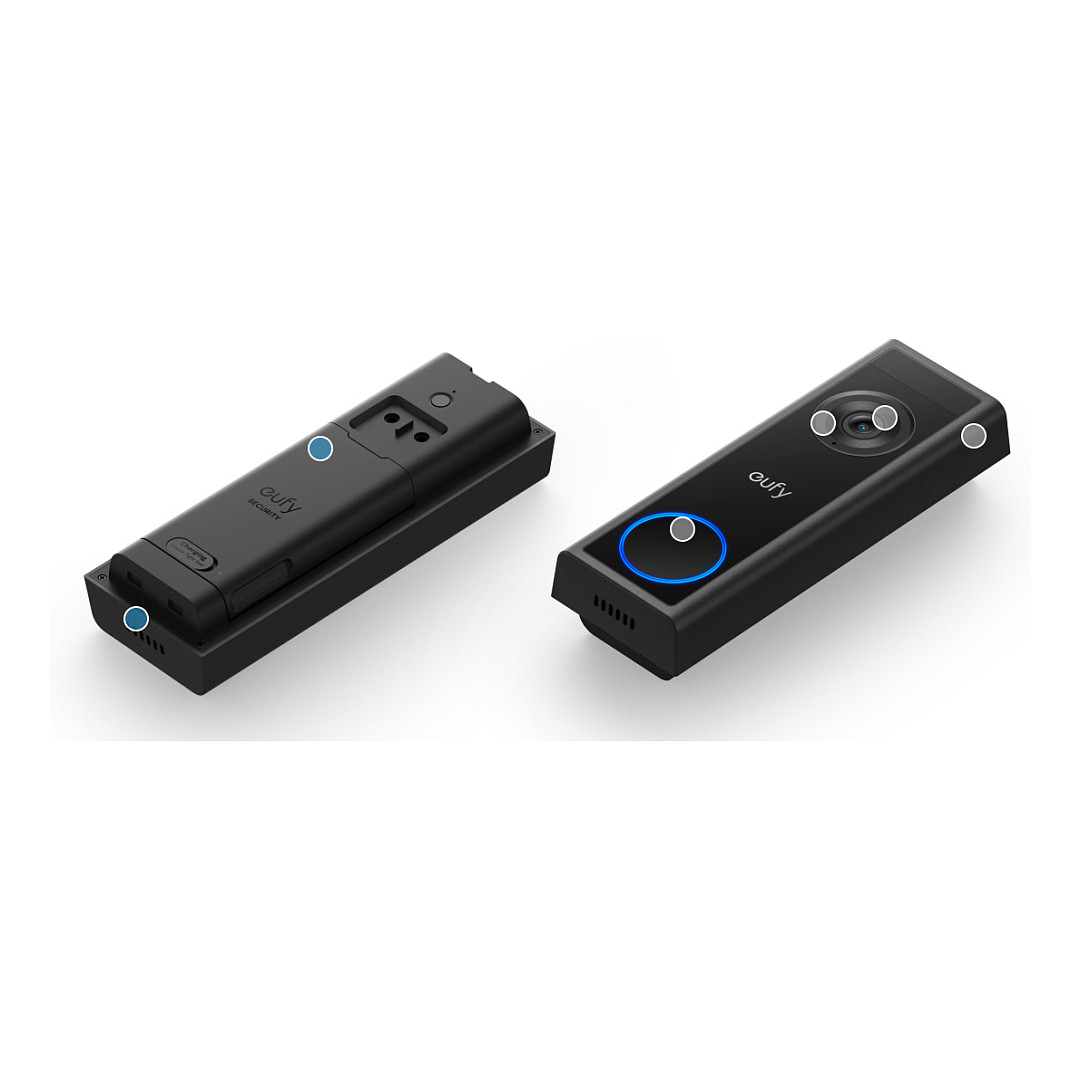 Kamerë Sigurie IP CCTV eufy C31 / Video Doorbell / 2K / Wi-Fi / Wired & Wireless / MicroSD deri 128GB / Bateri 6500mAh - Zezë - 12