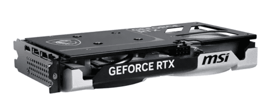 Kartelë Grafike Nvidia MSI GeForce RTX 5060 Ti Ventus 2X OC, 8GB GDDR7, PCIe 5.0 x16, 128-bit, 2x Fans, 3x DisplayPort 2.1b, HDMI 2.1b – Zezë - 7