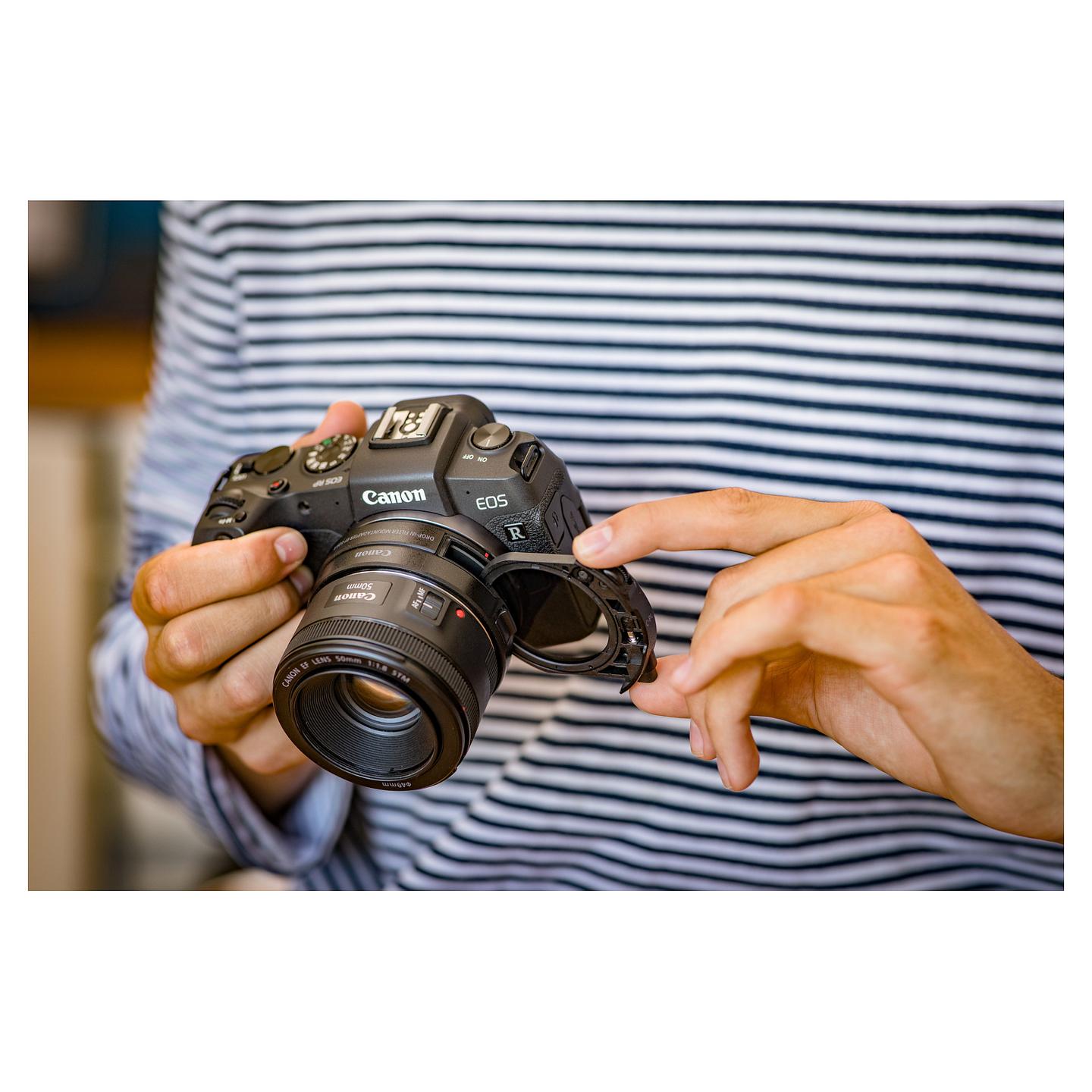 Kamerë Digjitale Canon EOS RP Body, Full Frame, 26.2MP, 4K 25fps, RF Mount - Zezë - 11