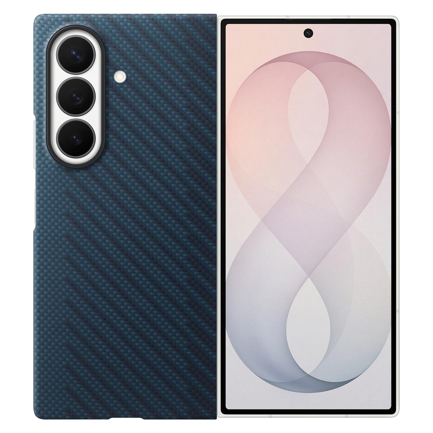 Aksesorë për telefon Samsung EF-KF976SNEGWW / Carbon Magnet Case / Galaxy Z Fold8 Ultra - Blu