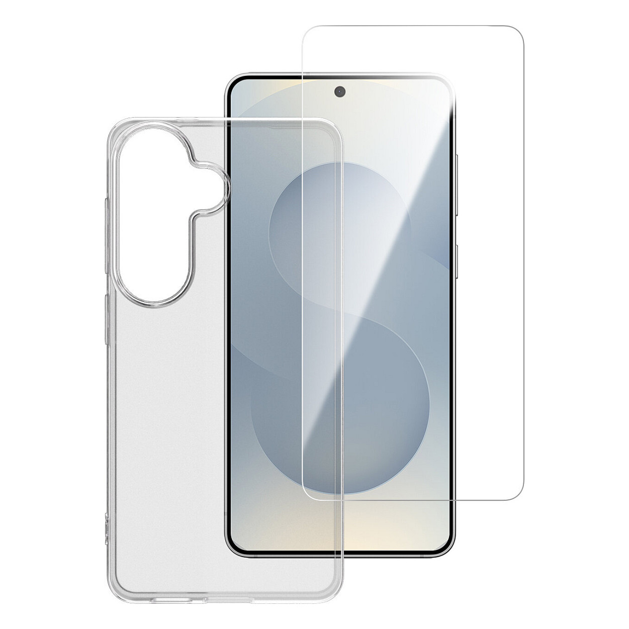 Aksesorë për telefon 4smarts 541739 / Case + Mbrojtëse për ekran / Samsung Galaxy S26 / 360° Protection Set - Transparente - 6