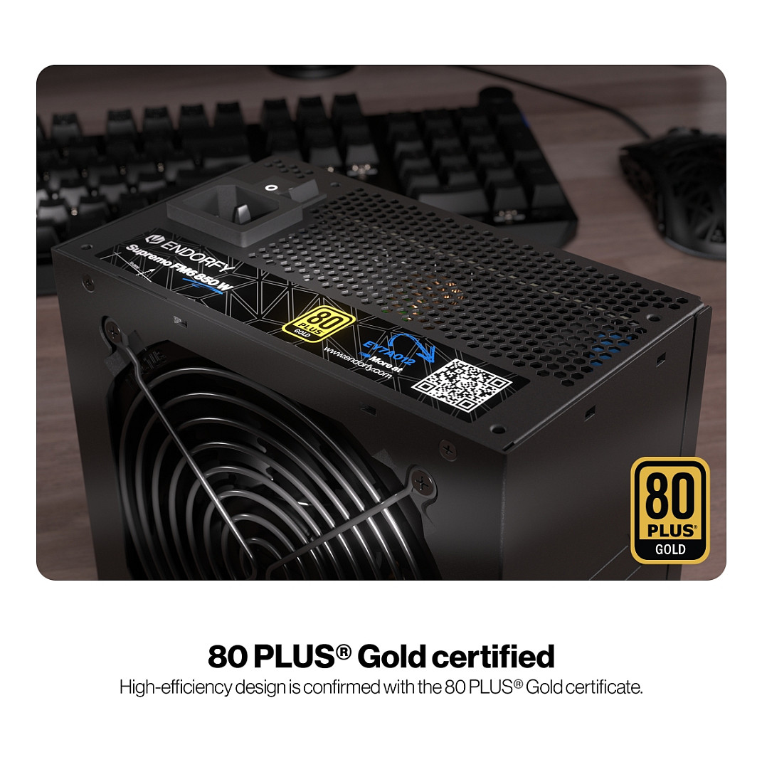 Furnizues Energjie Endorfy Supremo FM6 / 850W / ATX 3.1 / 80 PLUS Gold / Fully Modular - Zezë - 20