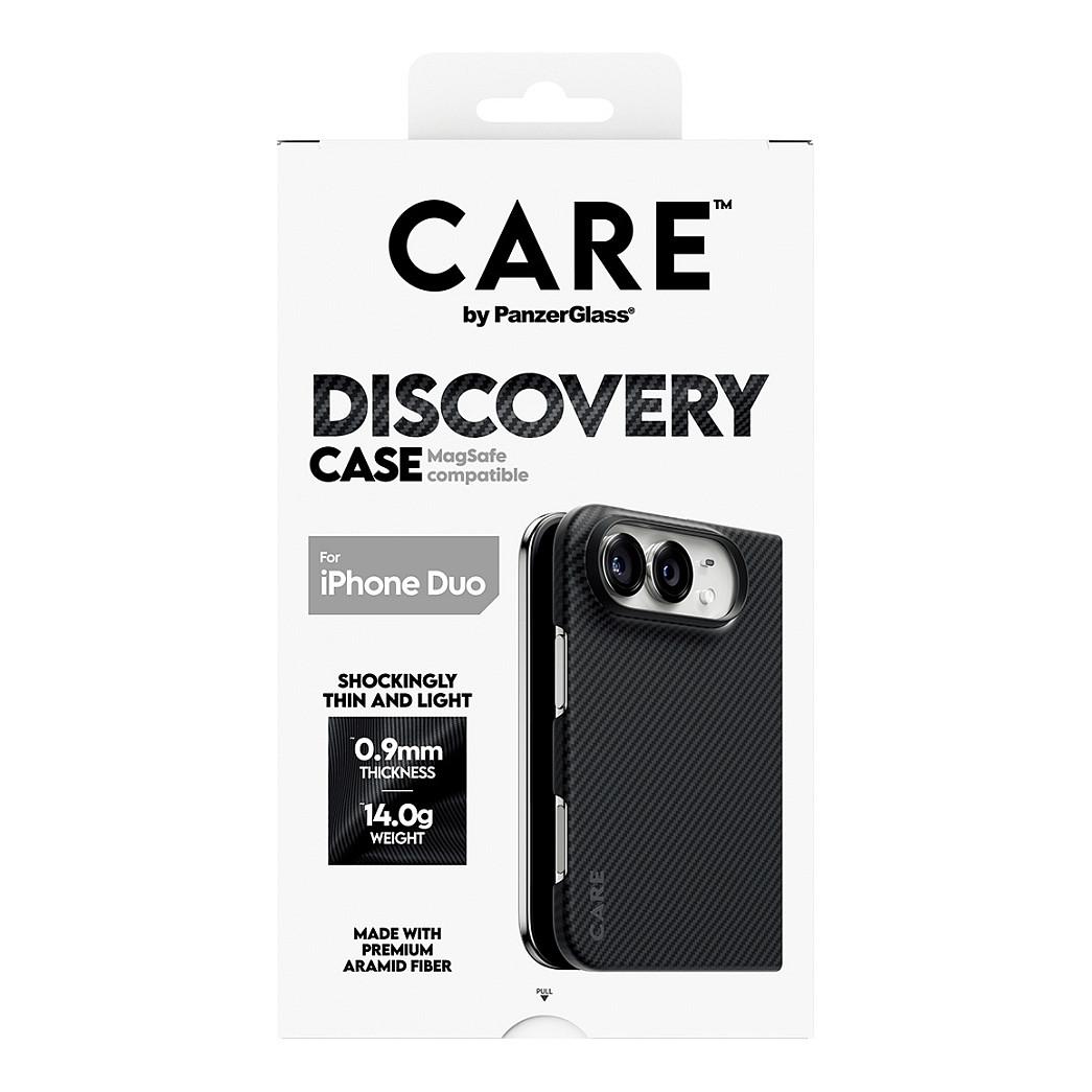 Case për Telefon PanzerGlass CARE Discovery për iPhone Duo, MagSafe, Fibër Aramide - Zezë - 4
