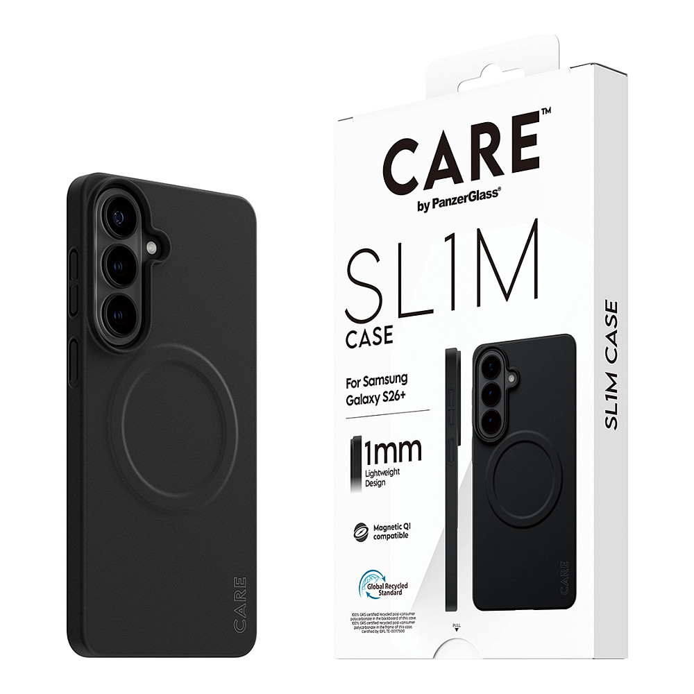 Aksesorë për telefon PanzerGlass CARE / SL1M Case / Samsung Galaxy S26+- Zezë - 6