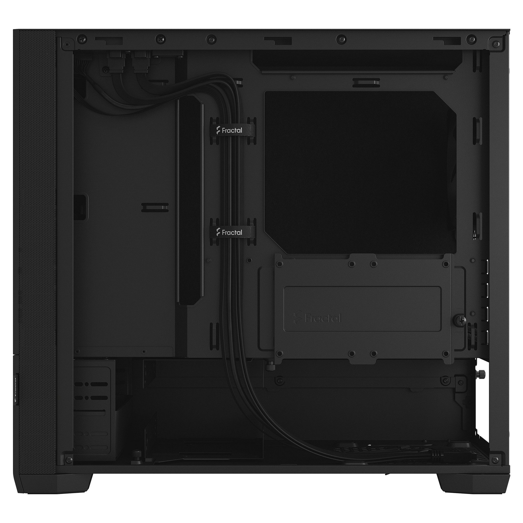 Kasë PC Fractal Design Pop Mini Silent / Mini Tower / ATX / 3x 120mm Fan - Zezë - 6